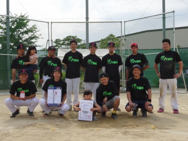 小松市　2018　第49回業種別対抗大会　第３位チーム(板尾鉄工所)