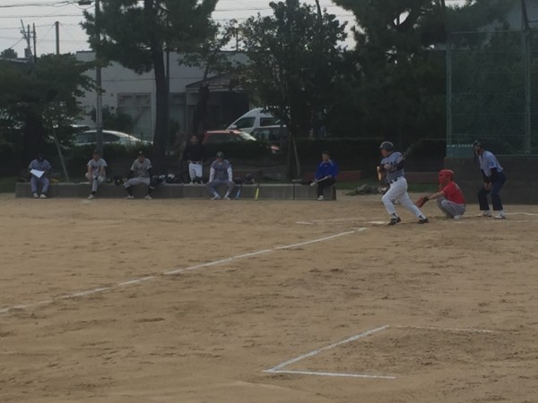 松任早朝　試合風景　9.20