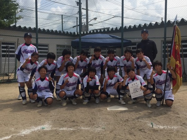 白山市中学校新人大会　優勝チーム＜北星中学校＞