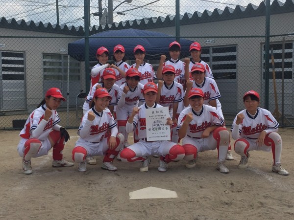 白山市中学校新人大会　準優勝チーム＜松任中学校＞