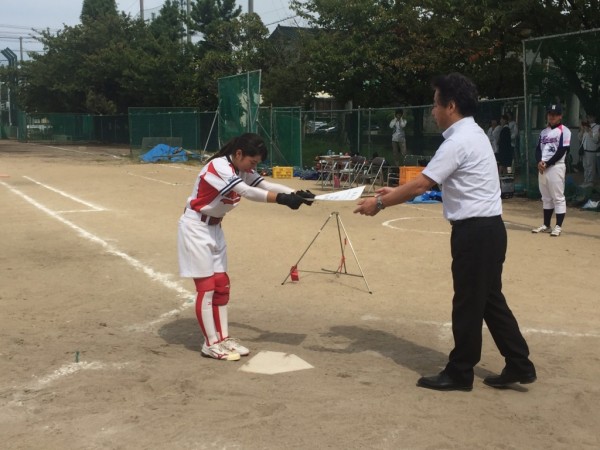 白山市中学校新人大会　表彰式3