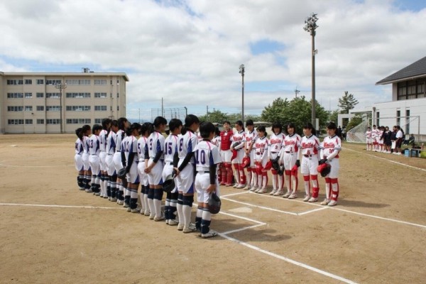 白山市 平成30年度第八回白山野々市中学生春季大会 試合模様1
