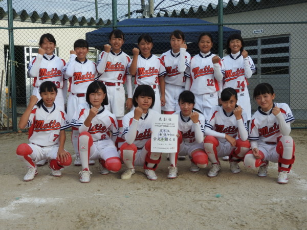 第 14回白山野々市中学校新人大会　準優勝チーム＜松任中学校＞