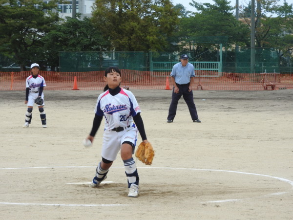 第 14回白山野々市中学校新人大会　試合の模様１