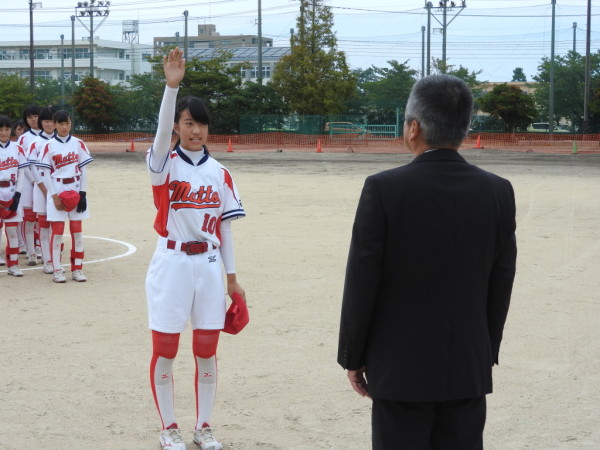 第 14回白山野々市中学校新人大会　開会式の模様２
