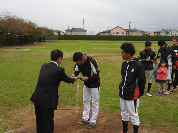 第27回白山商工会議所会頭杯争奪大会 閉会式の模様５（村上建築）