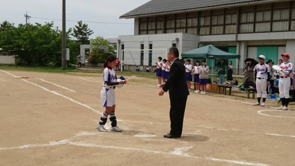 2019年度白山野々市中学生春季大会　閉会式の模様2