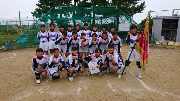 2019白山市中学生新人大会　優勝チーム＜北星中学校＞