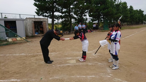 2019白山市中学生新人大会　閉会式の模様３