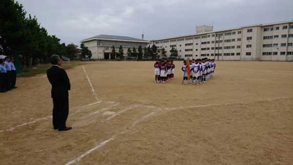 2019白山市中学生新人大会　閉会式の模様４